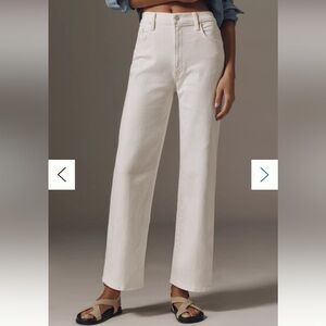 MOTHER The Rambler High-Rise Zip Ankle Jeans